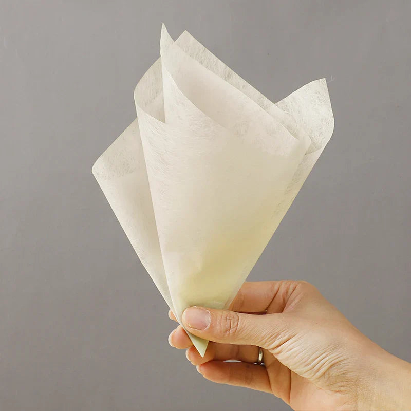 40Pcs Soft Cotton Flower Wrapping Paper | Bouquet Lining for DIY Gifts