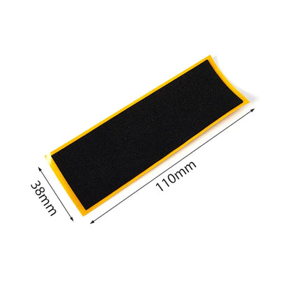10Pcs Black Foam Fingerboard Grip Tape | Non-slip Deck Stickers 38x110mm