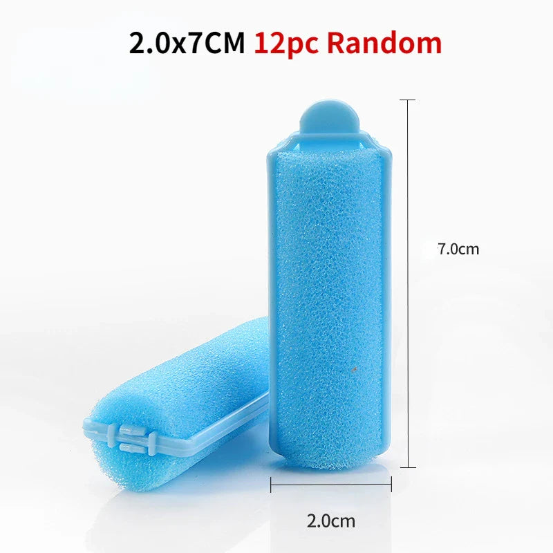 Soft Sponge Foam Cushion Hair Rollers | DIY Home Hair Styling Kit