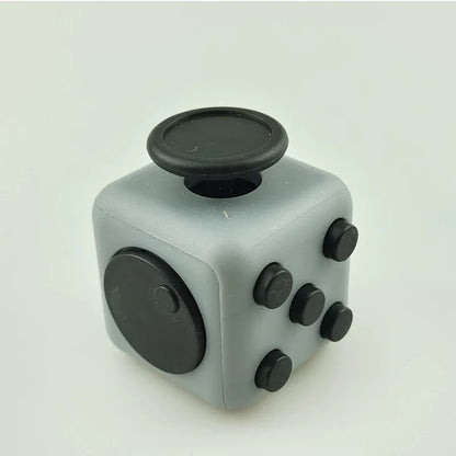 Solid Color Fidget Decompression Dice | Infinite Rubik Cube for Stress and Anxiety Relief