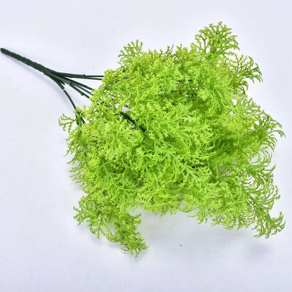 Planta artificial pequeña, helecho de Boston, hierba verde, decoración del hogar, hojas falsas, follaje, decoración de jardín, fiesta, bodas