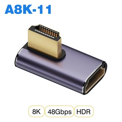 HDMI-Compatible Adapter | Mini and Micro HDMI to HDMI 2.1 Converter 48Gbps 8K60Hz 4K120Hz