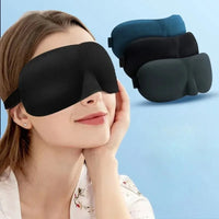 3D Contoured Sleep Mask for Men and Women | Zero Pressure Light Blocking Eye Cover