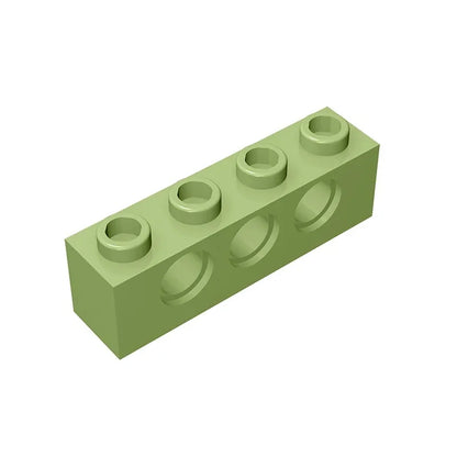 Gobricks GDS-625 Technical Brick 1x4 3-Hole | Compatible with Lego 3701