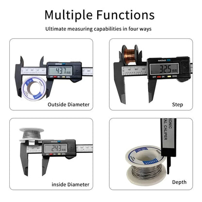 Digital Caliper 150mm | Electronic Carbon Fiber Measuring Tool