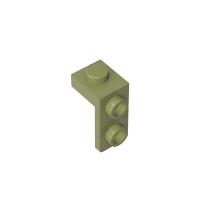Gobricks Bracket 1 x 1 - 1 x 2 | Compatible Building Block