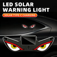 Devil's Eye Car Window Light | Solar and USB-C Rechargeable Warning Lamp