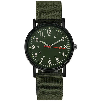 Canvas Strap Outdoor Military Watch
