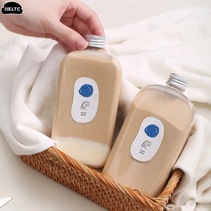 400ml Plastic Water Bottle with Lid | Reusable Drink Container for Kids