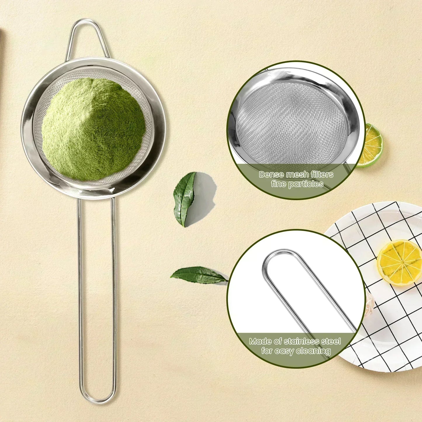 Ensemble de 4 fouets à matcha Fouet à matcha en bambou fait à la main Cuillère à thé traditionnelle Cuillère à thé profonde Passoire à thé Support de rangement transparent pour fouet