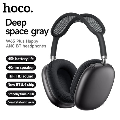 W65 Plus ANC Headphones with Magnetic Earmuffs