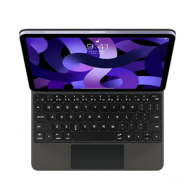 Wireless Keyboard Case for 11 12.9 Tablet Touchpad Magnetic Smart Cover