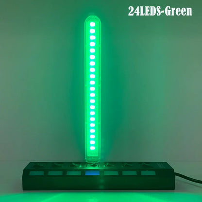 DC5V 24LED USB Night Light | 7 Color Atmosphere Lamp for Live Streaming
