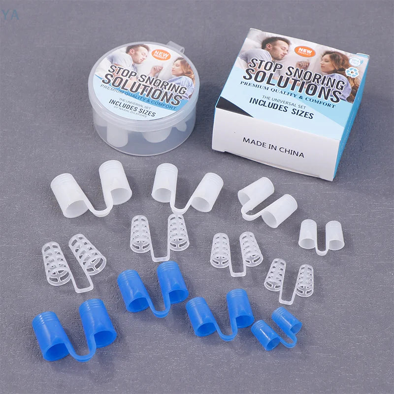 Silicone Anti Snore Nasal Dilators | Snoring Aid Nose Clip for Better Breathing