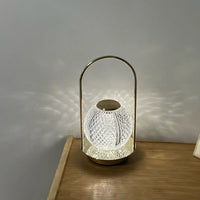 Portable Metal LED Desk Lamp USB Rechargeable Bedside Night Light Decor
