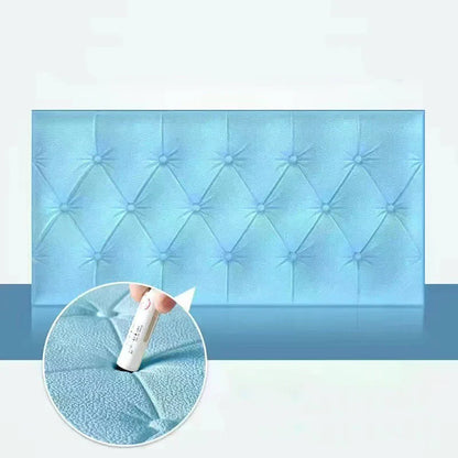Anti-collision Foam Wallpaper Bedside Sticker | Self-adhesive Soft 3D Wall Padding for Children's Room