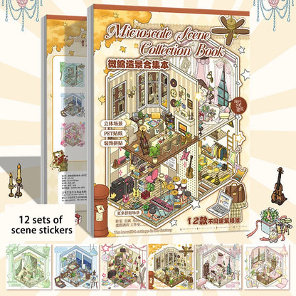Mr. Paper Modern Art Architecture Sticker Book 29pcs | Miniature Room Design and DIY Journal Collage Kit