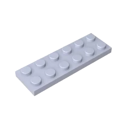 Plate 2 x 6 Building Block | Compatible Building Brick for DIY Creations