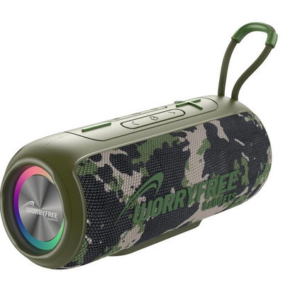 10W Wireless Portable Waterproof Bluetooth Speaker with RGB Lights- Assorted