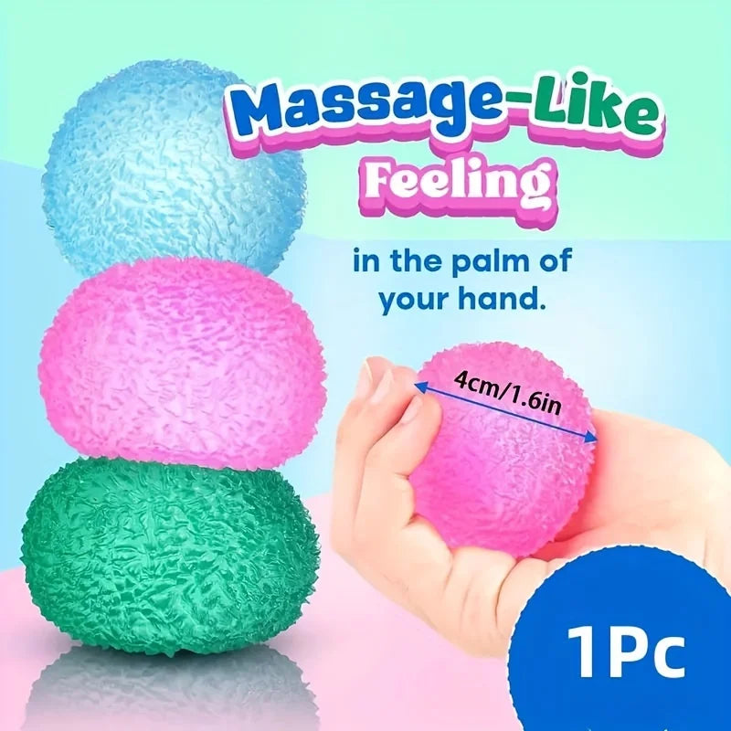 1Pc Multicolor Texture Ice Ball Squishy