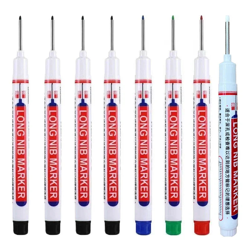 20mm Long Nib Markers for Deep Hole Marking | BSIDE Multi-Purpose Pen Set