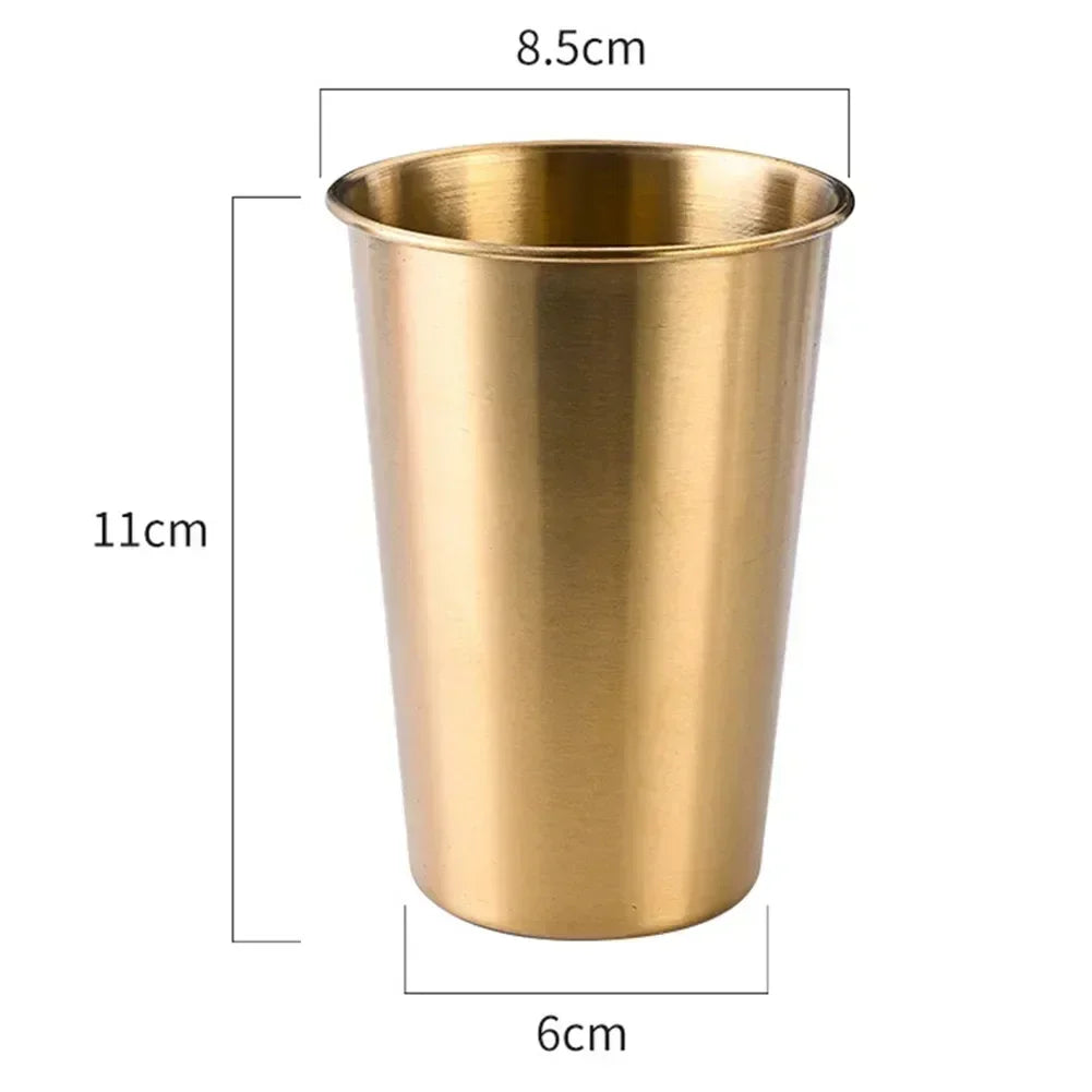 Stainless Steel Beer Cup Set | Durable Mugs for Camping, Coffee, and Whiskey