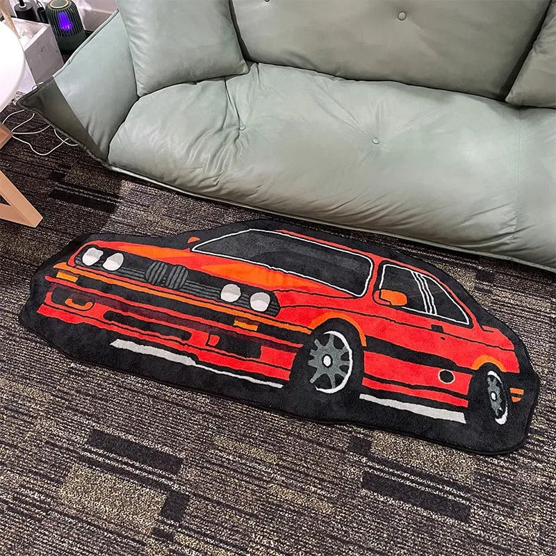 Alfombra de coche con forma japonesa de moda VIKAMA, alfombra para dormitorio, sala de estar, cojín decorativo junto a la cama para habitación de niños