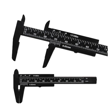 Student Plastic Vernier Caliper 0-80mm | Precision Measuring Tool for Students and DIY