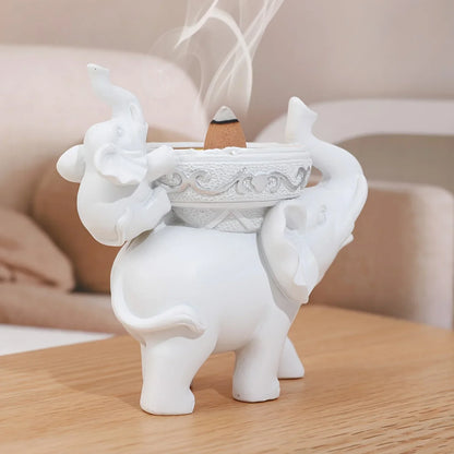 Figurine d'éléphant, plateau à bonbons amusant, vide-poche, table de décoration d'intérieur, figurine, articles divers, conteneurs, accessoires, boîte de rangement, bureau, b