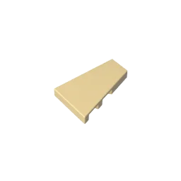 Gobricks GDS-M540 Tile Special 2 x 3 Pentagonal (right) | Compatible Building Block Piece