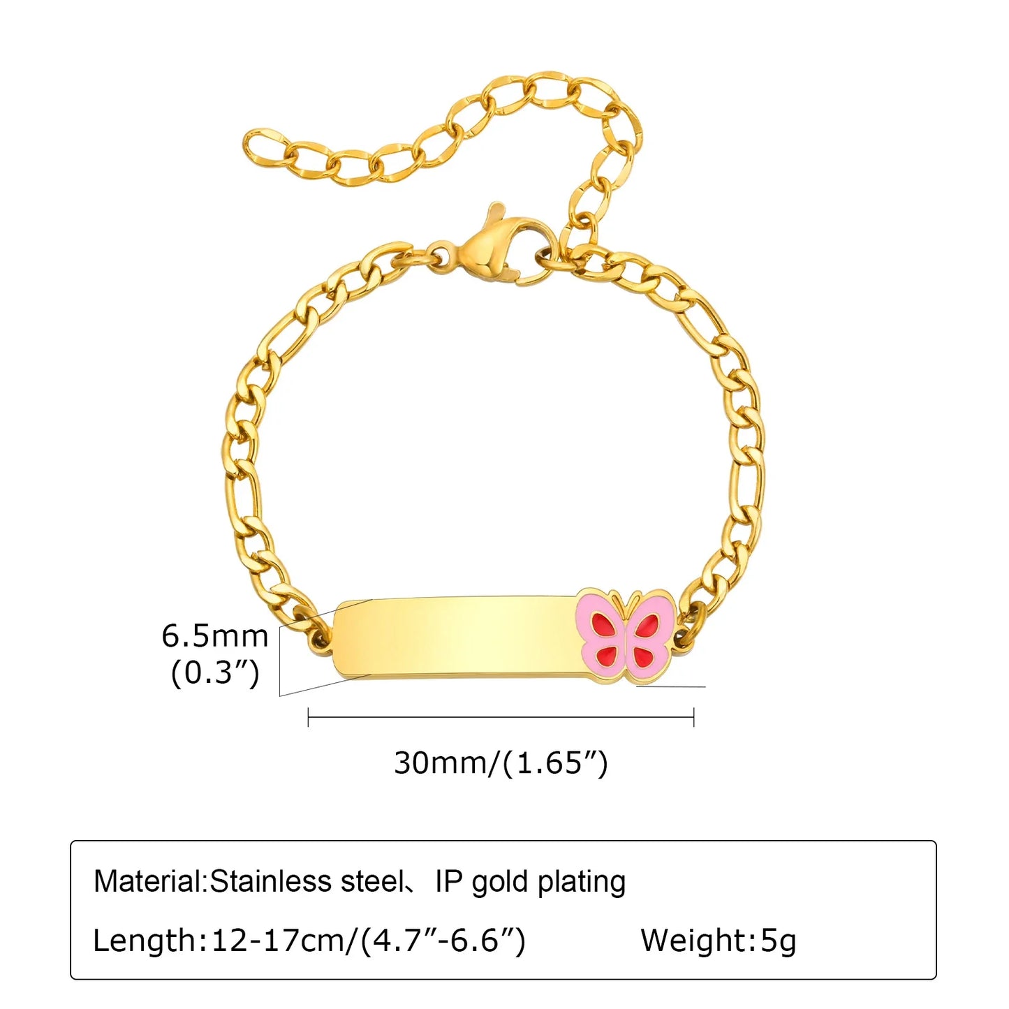 Custom Stainless Steel Name Bracelet | Personalized Gift for Daughter