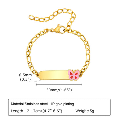 Custom Stainless Steel Name Bracelet | Personalized Gift for Daughter