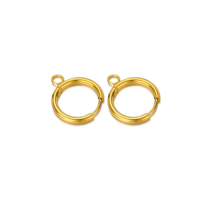 Stainless Steel Gold Color Earrings Hooks Set | DIY Jewelry Making Supplies
