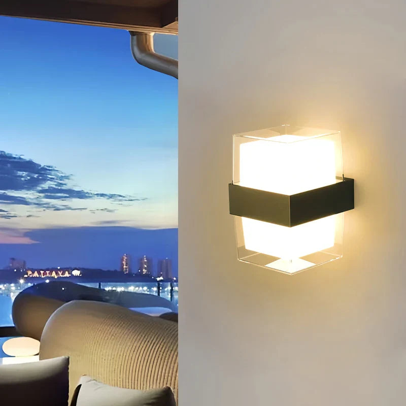 LED Outdoor Waterproof Wall Light – Porch Yard Walkway Lamp for Indoor & Garden