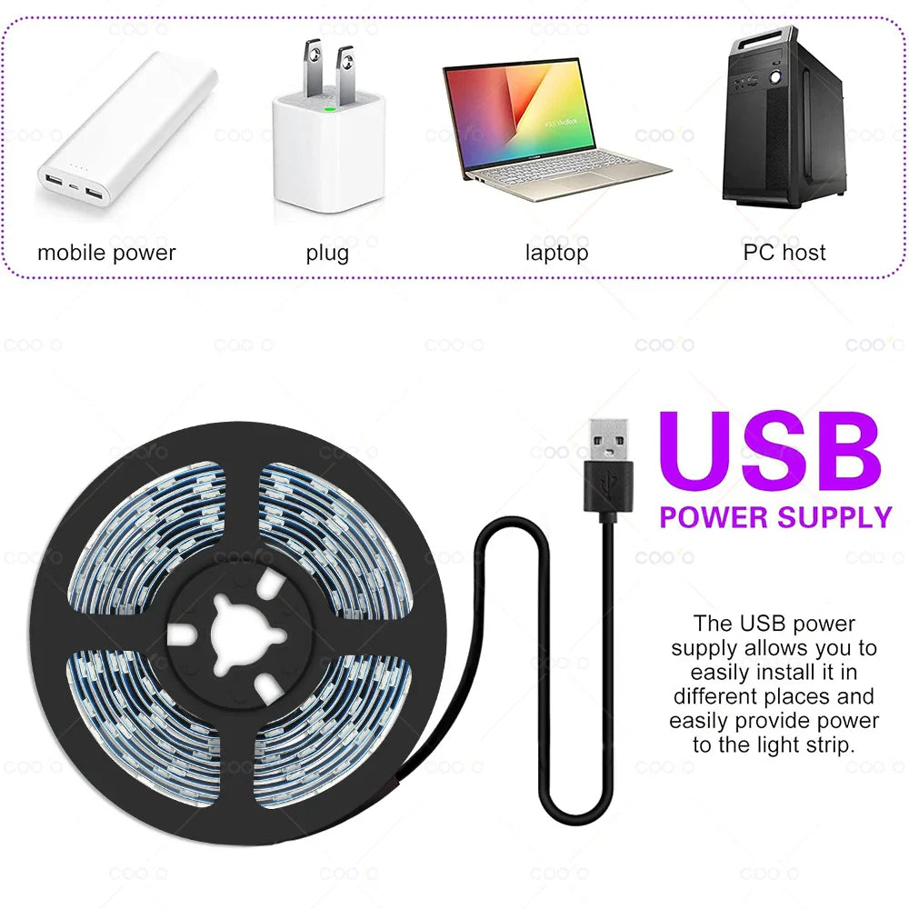 UV LED Light Strip 395-405nm | Flexible Black Light for Glow Party