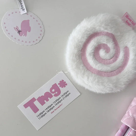 Sous-verre en peluche avec motif de poisson rose mignon pour fille, accessoire de photographie, sous-verre épais isolé, cadeaux de décoration pour la maison