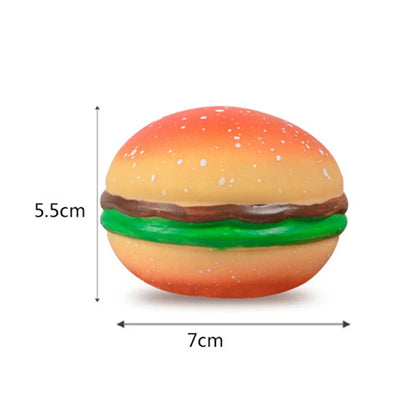 Squishy Stress Relief Toy Hamburger Pinching Cookies | Decompression Venting Toy for Anxiety