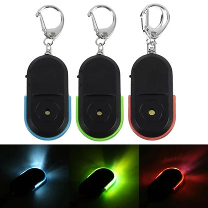 Smart Wireless Anti-Lost Key Finder | Whistle Activated Alarm with LED Light
