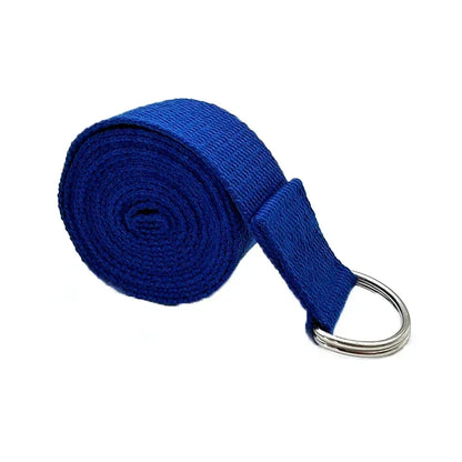 Yoga Strap with D Ring Buckle | Adjustable Stretching Belt for Flexibility