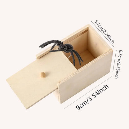 Wooden Surprise Spider Prank Toy | Funny Practical Joke Gift