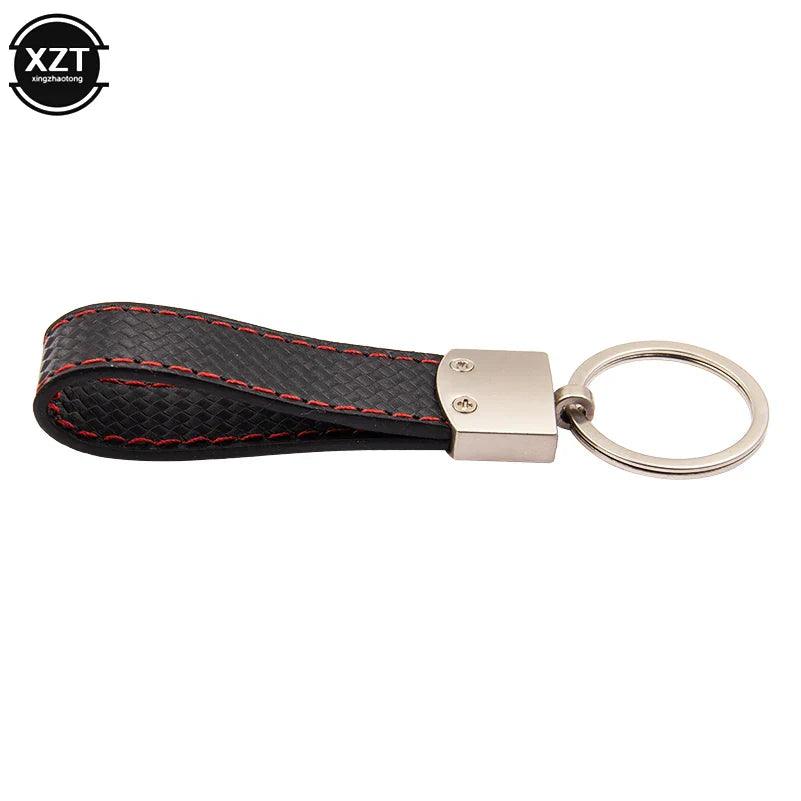 WYMECT Leather Car Keychain | Stylish Key Ring for Audi VW BMW