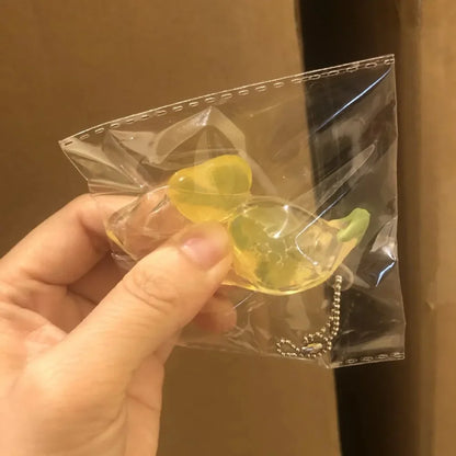 Squeeze Bean Fidget Toy | Cute Stress Relief Keychain