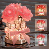 Sunflower LED Table Lamp | Rechargeable 3-Color Dimmable Touch Night Light Decor