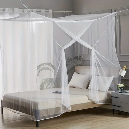 Portable Encrypted Mosquito Net for Bedroom | Easy Install Single Opening Cover