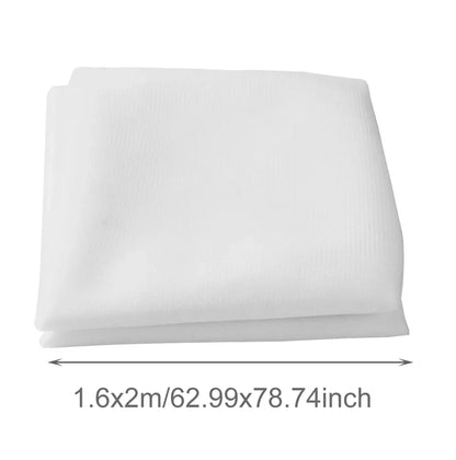 White Wedding Decoration Tulle Roll Crystal Organza Sheer Fabric For Wedding Birthday Party Backdrop Weeding Chair Sashes Decor