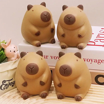 Kawaii Capybara Squeeze Toy – Slow Rebound Stress Relief