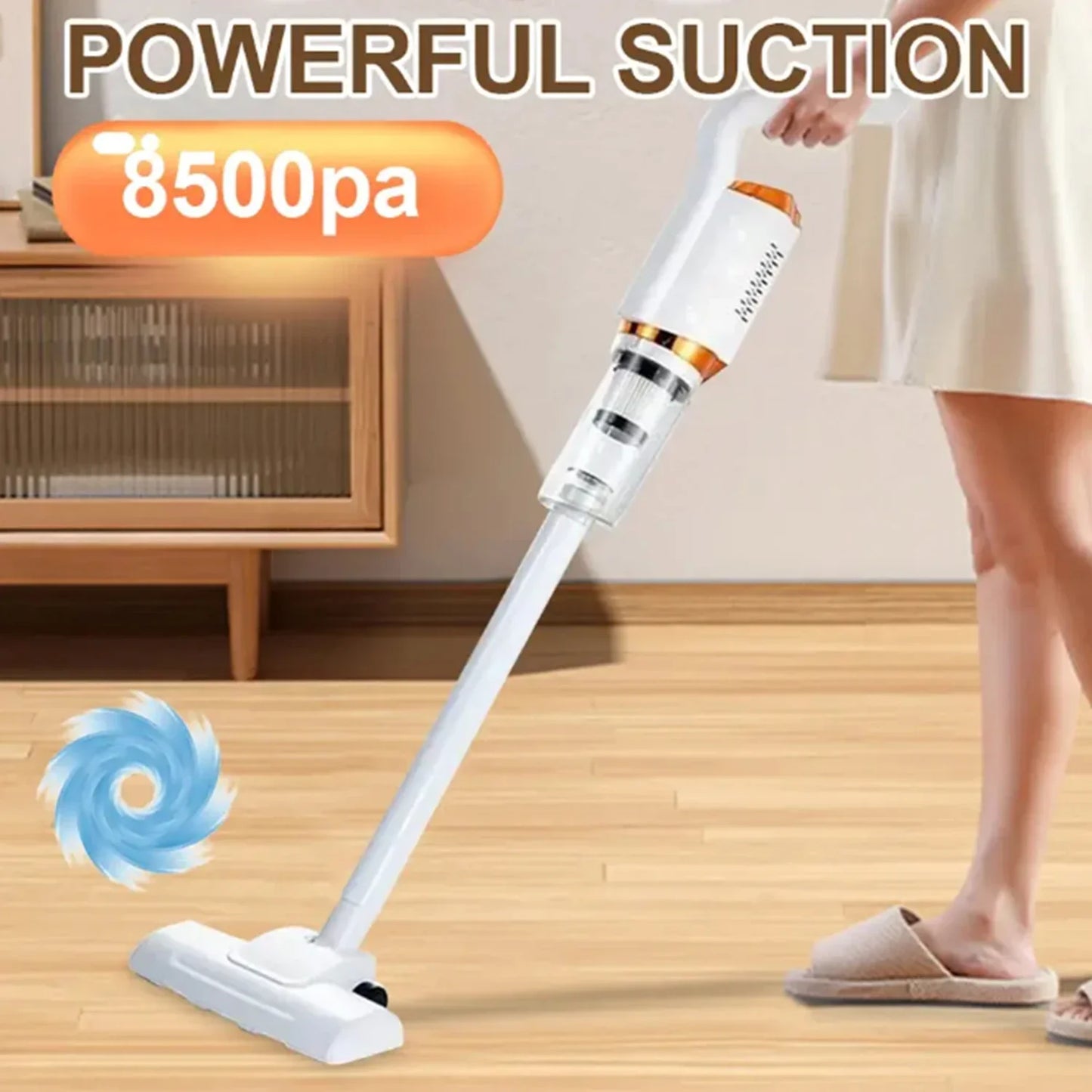 8500Pa Cordless Car Vacuum Cleaner Wireless Handheld Wet Dry 2000mAh