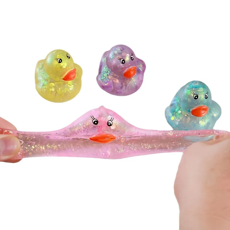 Jouet à presser canard Aurora en maltose moelleux | Jouet anti-stress doux et mignon en forme d'animal