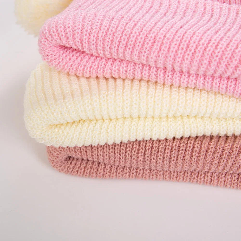 Baby Knotted Turban Hat for Newborns | Pom Pom Cap