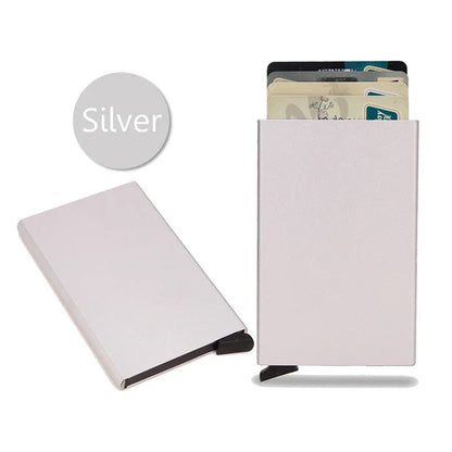 RFID Smart Wallet Card Holder | Metal Pop Up Minimalist Wallet